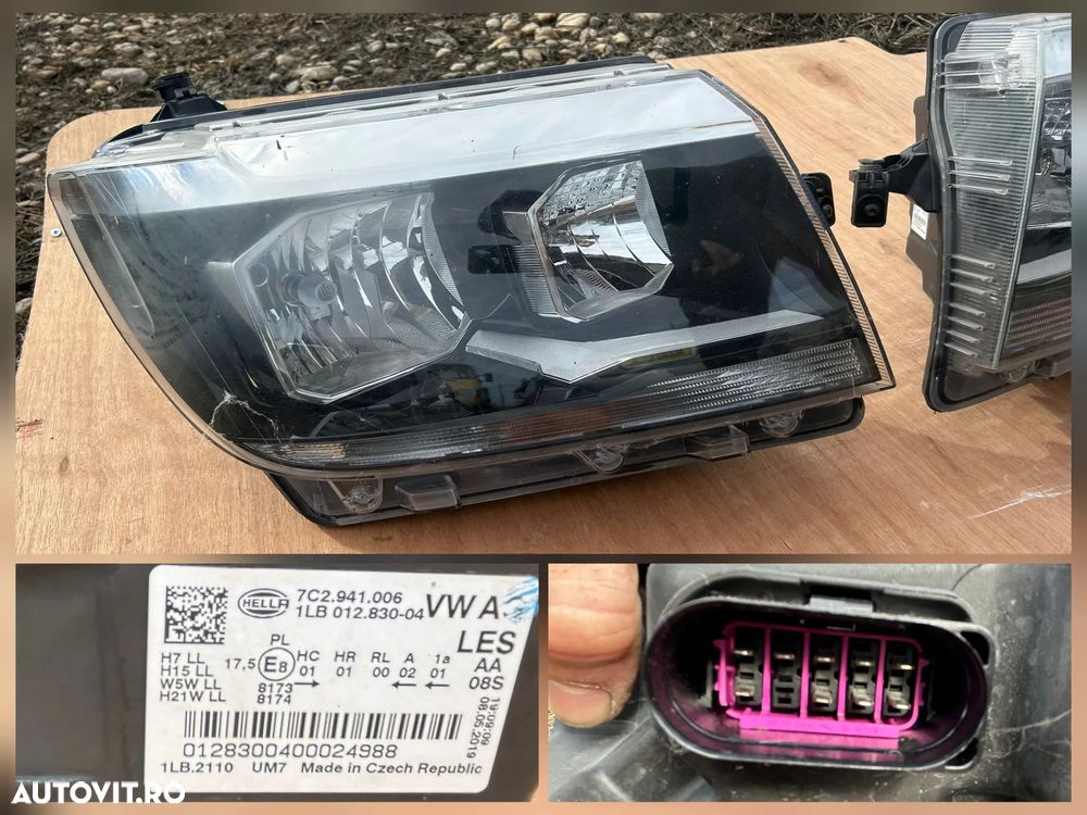 Far stanga dreapta halogen Hella Original Volkswagen Crafter 2017-2024 - 6