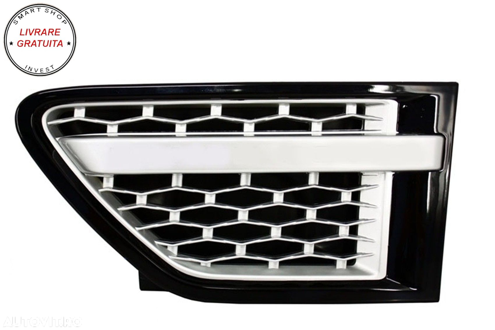 Ansamblu Grila Centrala si Grile Laterale Land Range Rover Sport L320 Facelift (20- livrare gratuita - 5