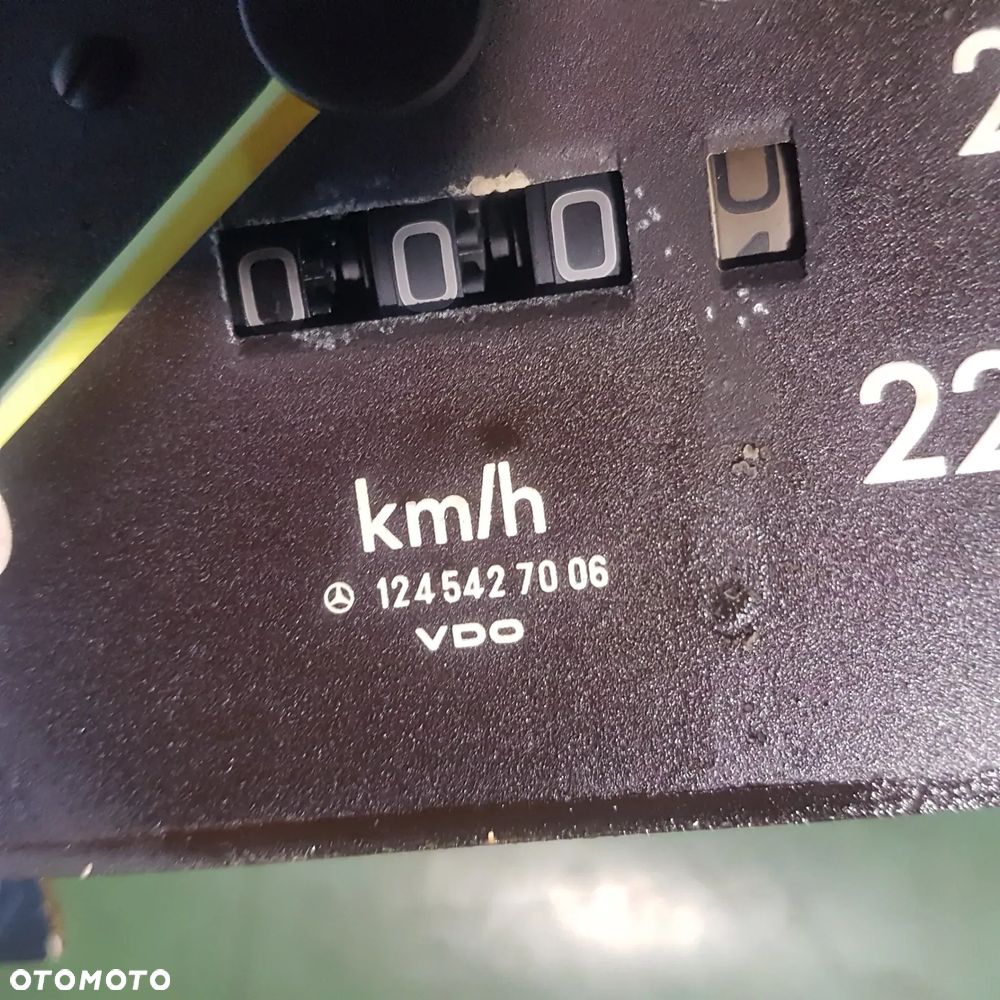 licznik obrotomierz zegary mercedes benz w124 124 oryginał benzyna  1245427469 diesel 1245427006 - 36