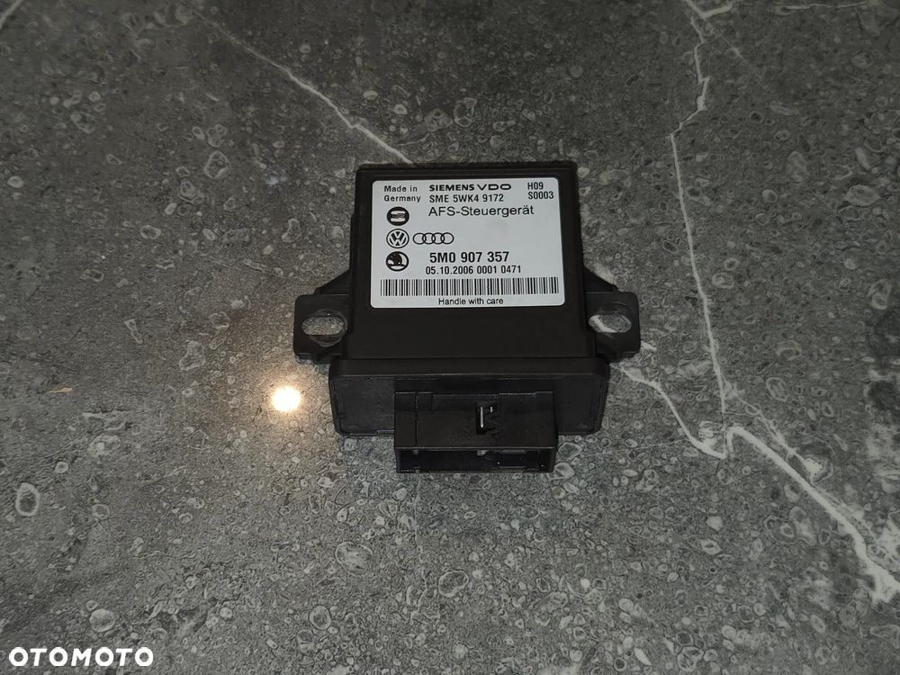 VW AUDI SKODA SEAT MODUŁ STEROWNIK ŚWIATEŁ 5M0907357 - 1