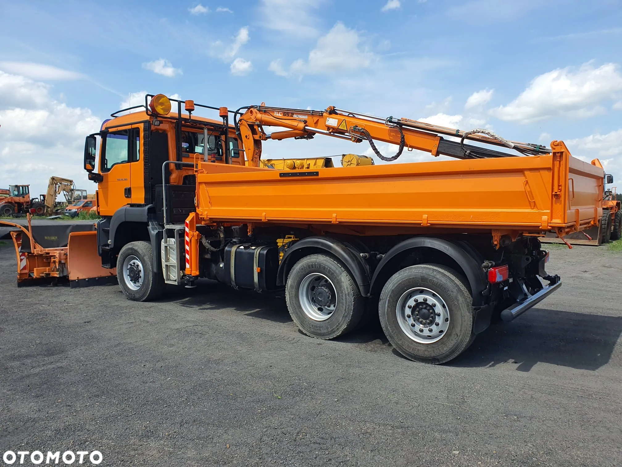 MAN TGS360 6x4  na Przednie koła ,blokada mostów HDS TEREX  65.2-A2L - 8