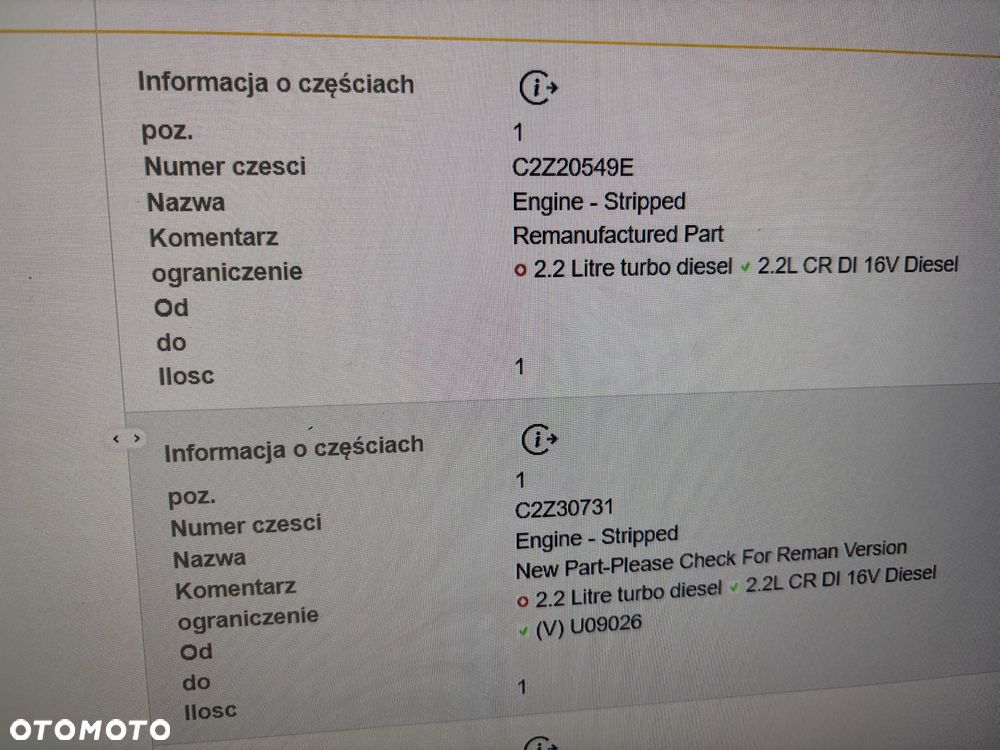 Silnik KOMPLETNY Jaguar Xf 2.2 224 dt film video euro 5 224DT 2014 ROK - 13