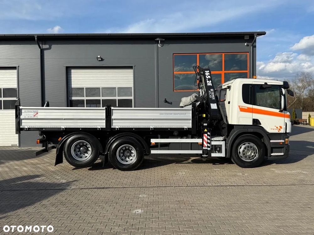 Scania Scania Scania P R 270 / 6x2 / 6x4 / wywrotka 3-S + HDS / stare tacho / żuraw , dzwig , kran , Krane - 6