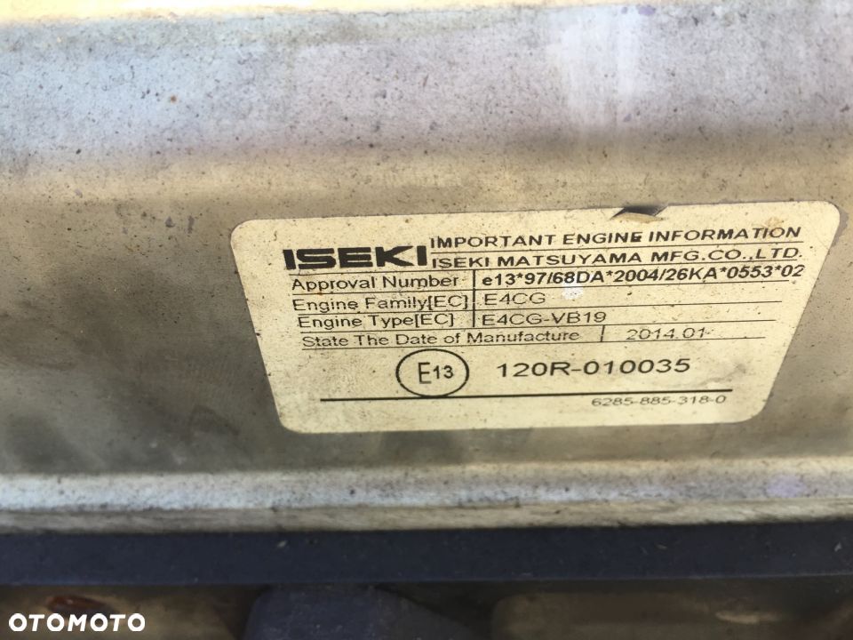 ISEKI alternator 6281 200 - 015 denso 12V - 5