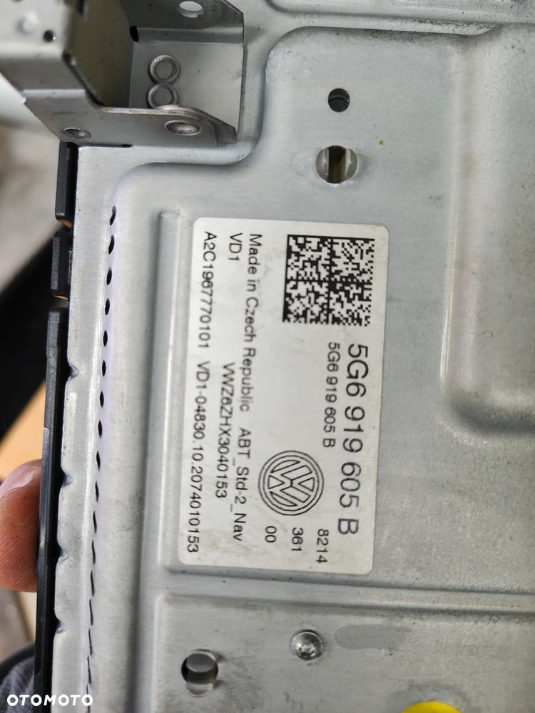Vw T-ROC wyświetlacz radio navi 5G6919605B - 3