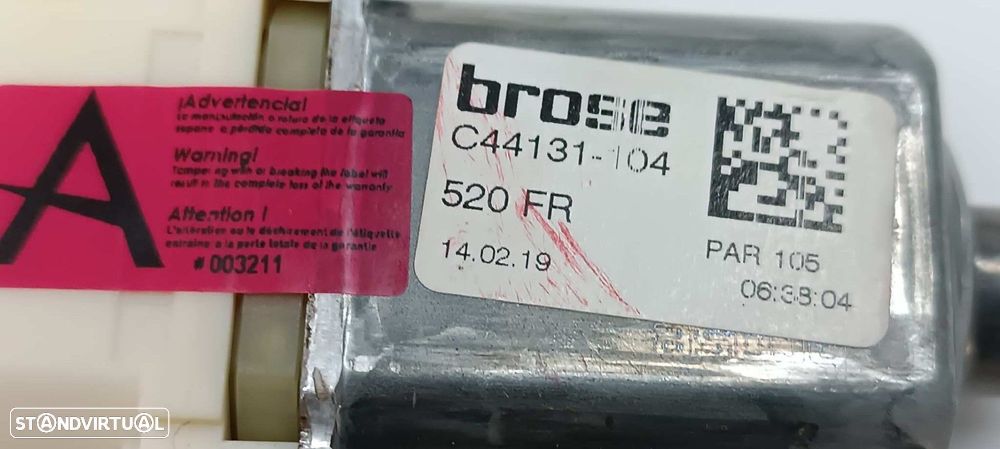 MOTOR ELEVADOR FRENTE DIREITO JEEP RENEGADE SPORT FWD - 2