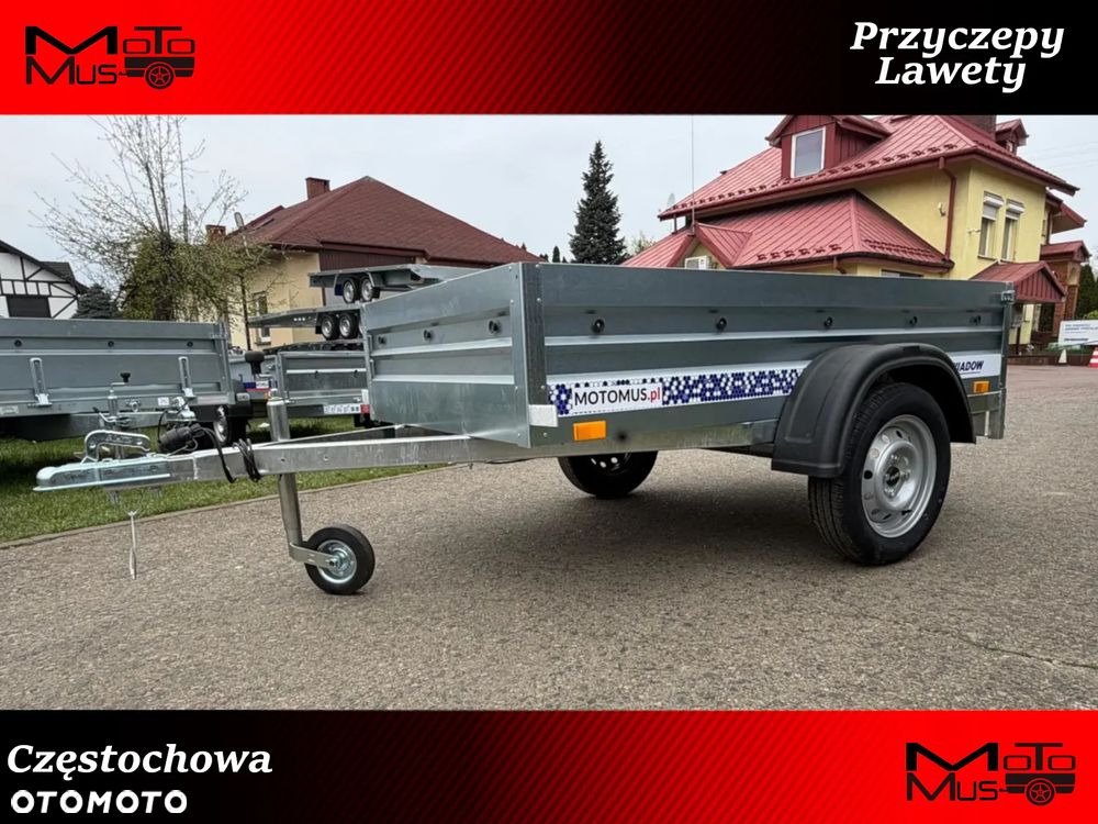 Niewiadów Przyczepa Niewiadów BO7202 WB 204x110x39 cm 1 oś 750kg nowa spawana rama HIT CENOWY - 1