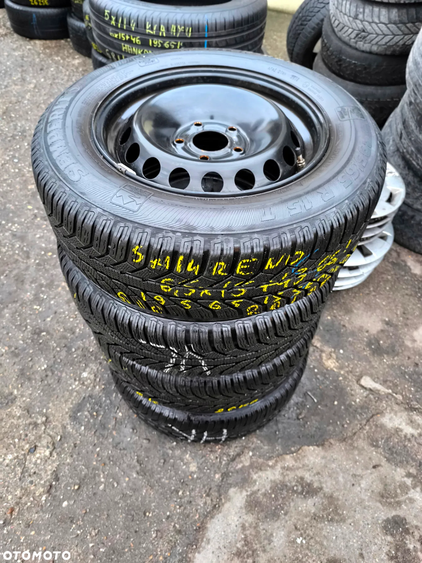 5x114,3 Felgi Stalowe 5x114 Stal 15 Koła Zimowe Zima RENAULT SCENIC MEGANE III Grand scenic Fluence NISSAN PRIMERA P12 Legnica ALU-RAD 195/65 6mm - 2