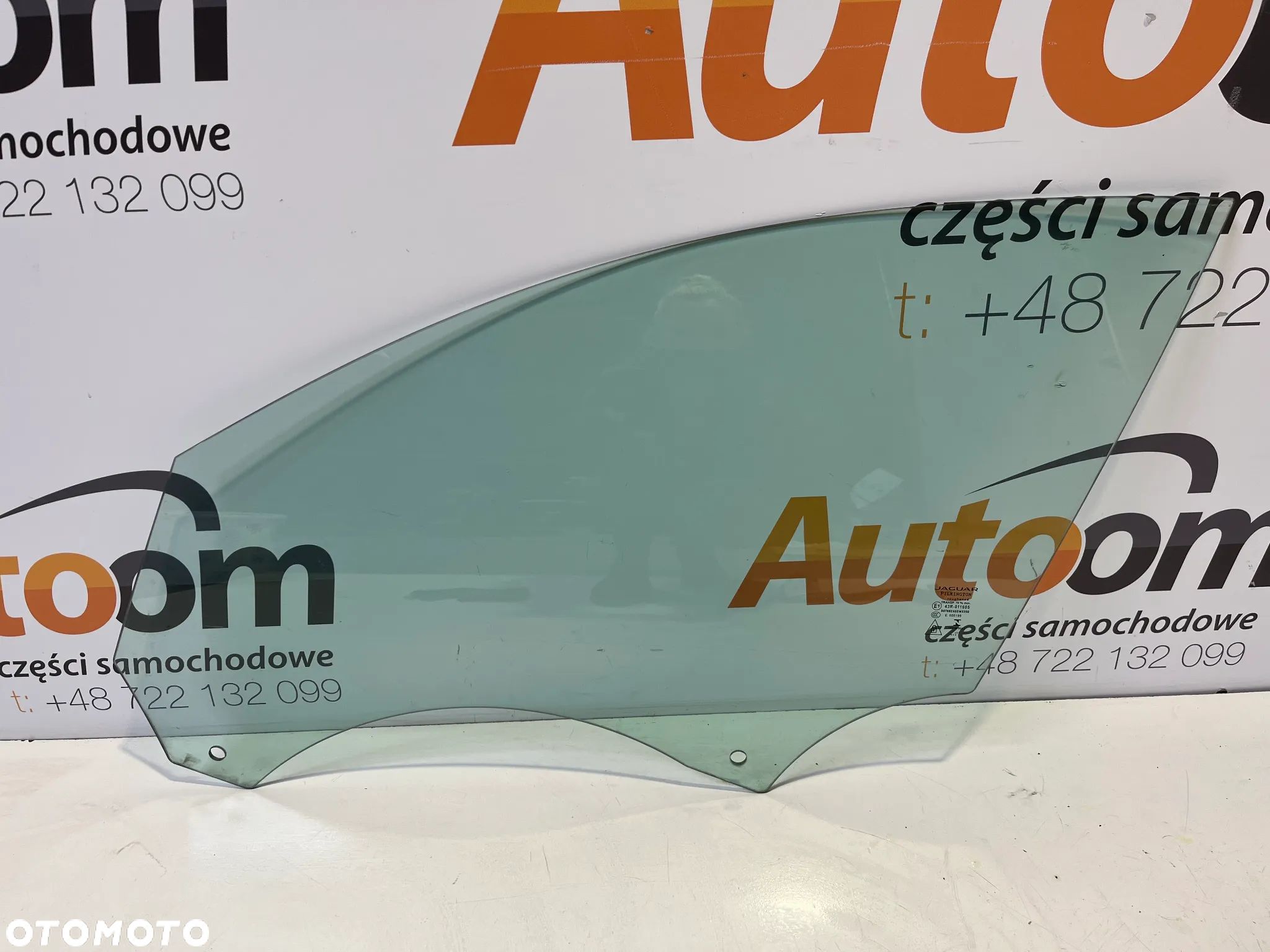 Szyba drzwi lewych przednich Jaguar xf 2018r Sedan 43R011605 - 1