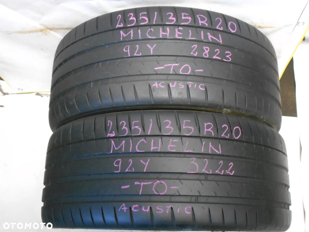 OPONY 235/35R20 MICHELIN PILOT SPORT 4S T0 DOT 2823  / 3222 7MM