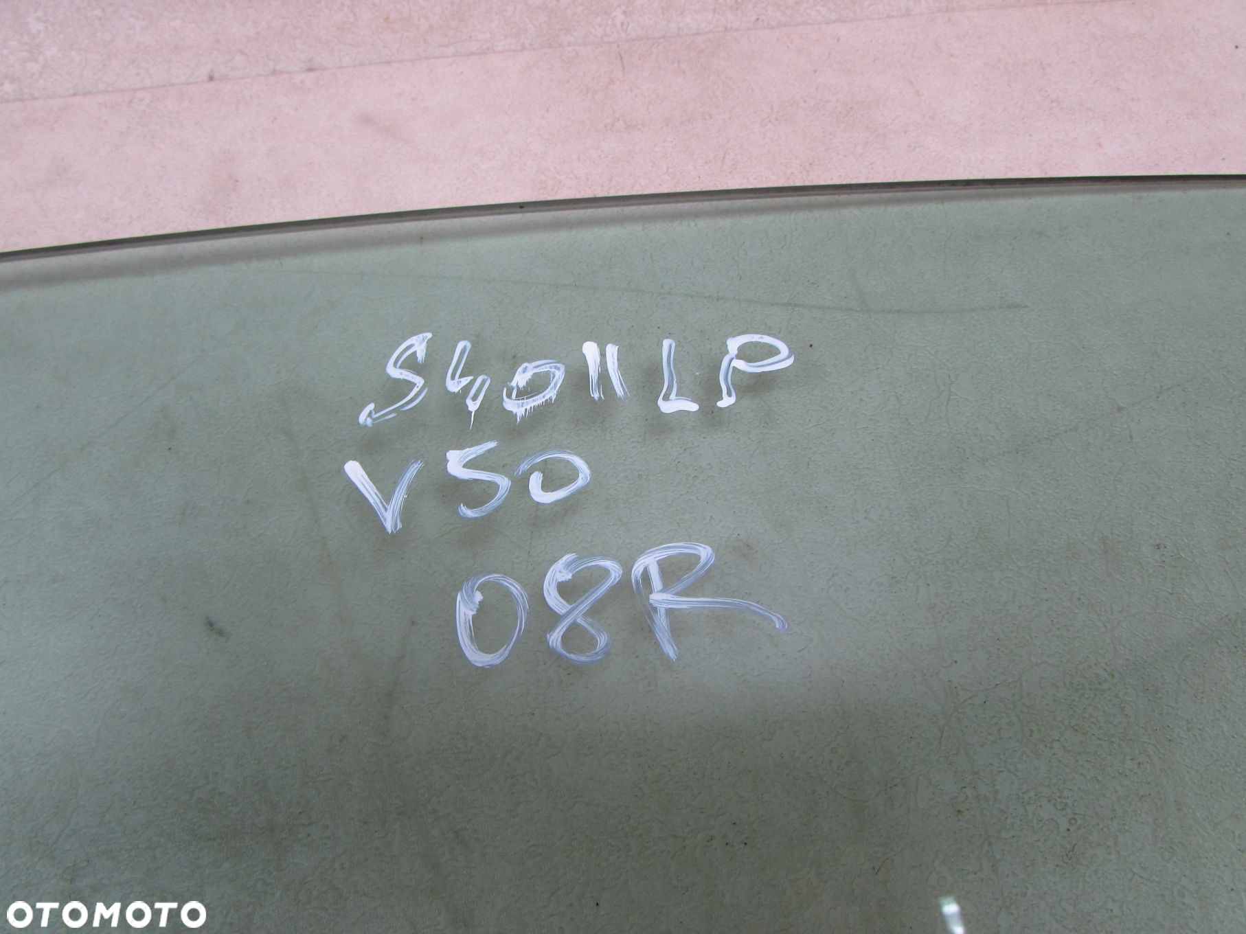 VOLVO S40 II V50 04-13 SZYBA BOCZNA DRZWI PRZOD LEWA 08R 43R-001106 - 5