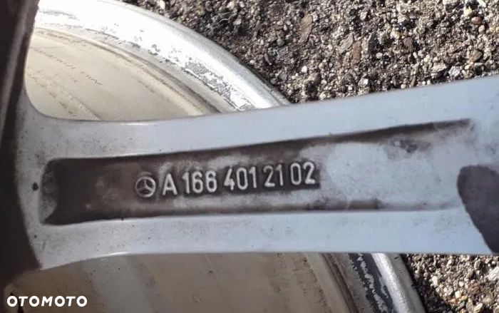 Felga aluminiowa Mercedes ML W166 GL GLE GLC AMG 21 Cali D9Jx21H2 ET 53 A1664012102 - 4