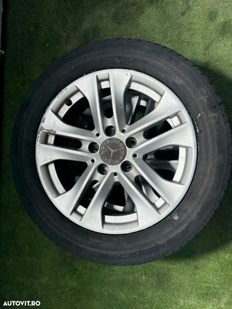 JANTE MERCEDES BENZ R16 / 5x112 / C-Class (W204) / 205/55 R16 91V / 7JX16H2 / ET 43 / + CAUCIUCURI (X4) - 3