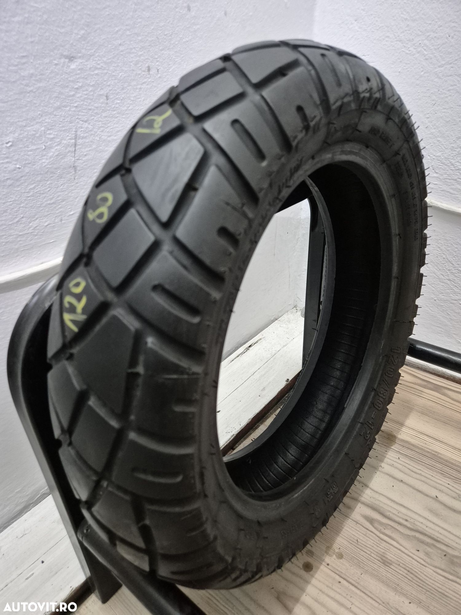 Anvelopa moto 120 80 12 Heidenau k58 - 1