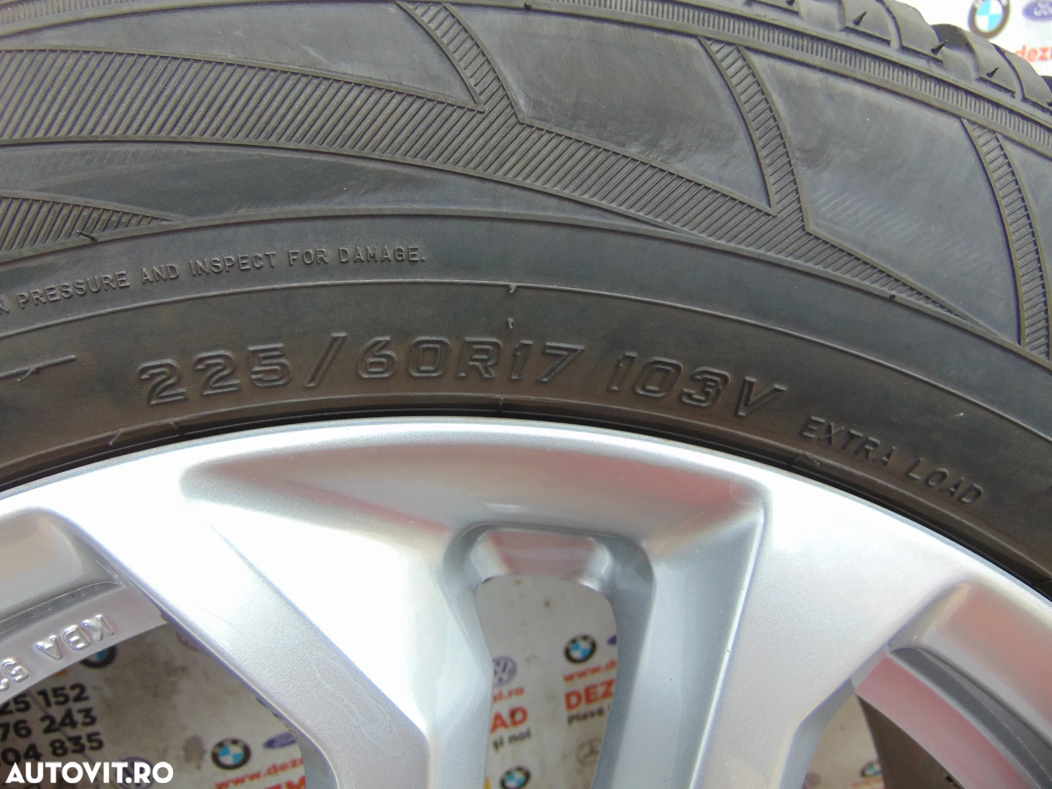 Jante Hyundai Tucson R17 Jante aliaj aluminiu Kia Sportage Nissan qashqai suzuki vitara sx4 japoneze anvelope 225/60/17 - 5