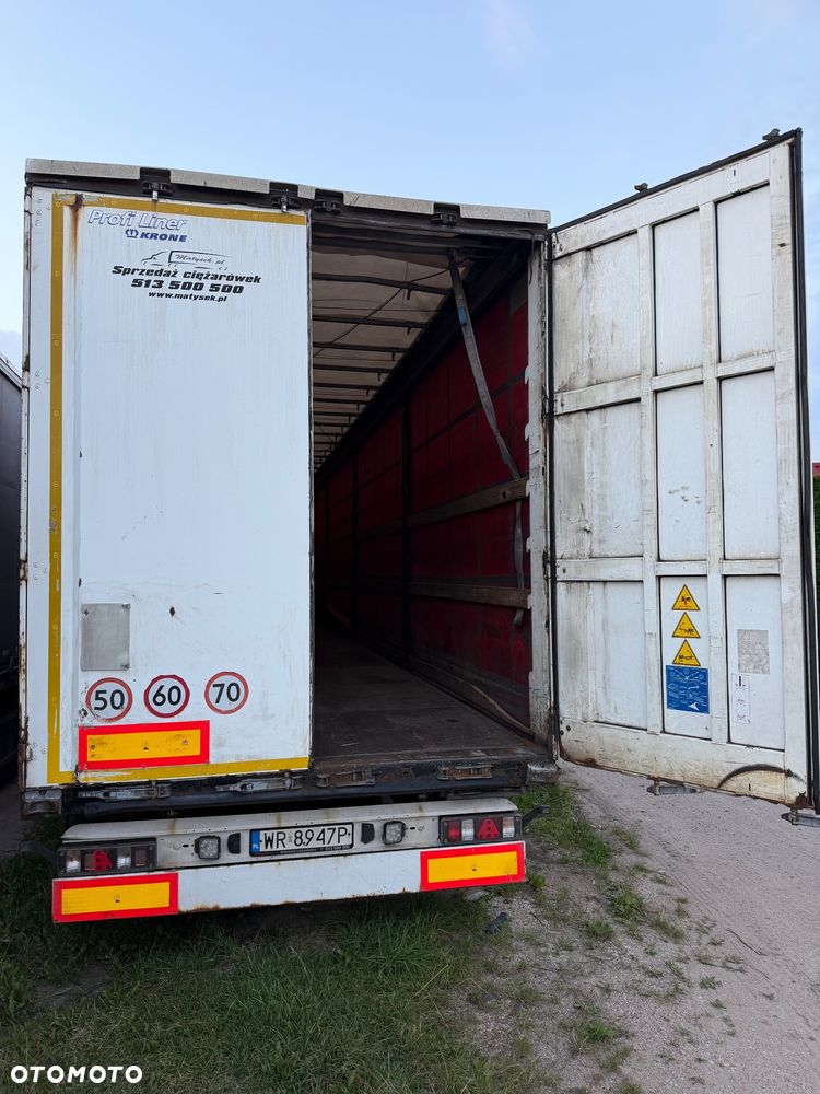 Krone FIRANKA STANDARD / OSIE BPW / ŁADNE PLANDEKI / RAMA NIE POGNITA W SUPER STANIE / SPRAWNA GOTOWA DO DALSZEJ PRACY // 5 SZTUK DO WYBORU ( RÓZNE MARKI NACZEP ) !! - 8