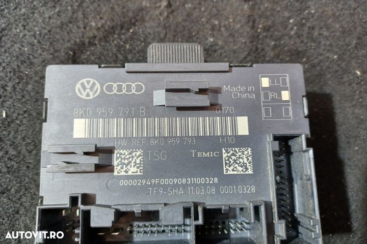 Modul control usa fata stanga 8K0959793B 8K0959793B Audi A4 B8/8K [20 - 3