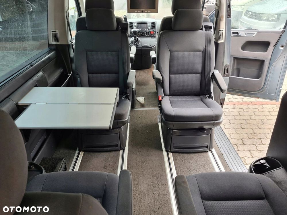 VW T5 MULTIVAN stolik szyny tapicerka wykładzina podsufitka ANTRACYT - 1