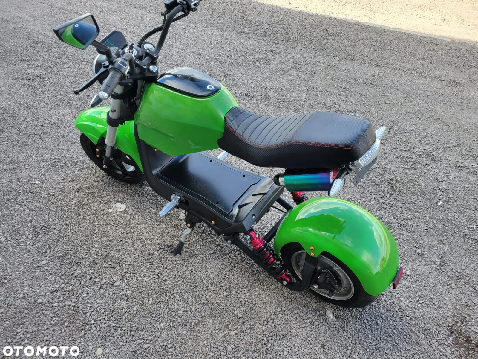 Skuter elektryczny o wyglądzie ścigacza Dostępne Również Hulajnogi  iBike Big Chopper - 4