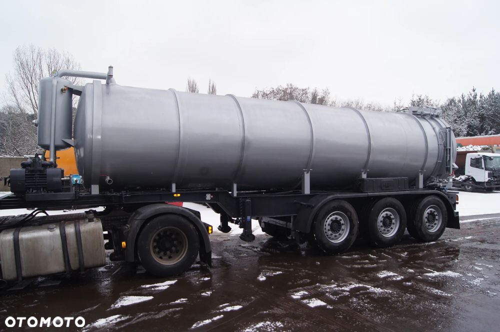 naczepa asenizacyjna ze zbiornikiem cysterna beczka zabudowa asenizacyjna - 9