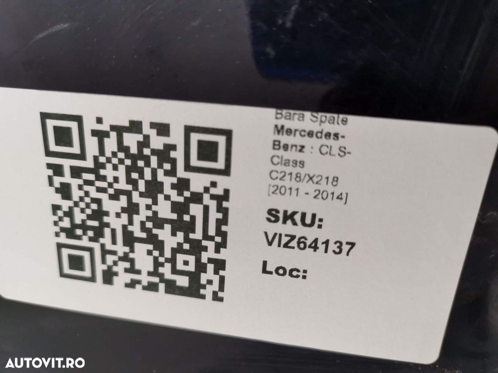 Bara Spate Mercedes-Benz  CLS-Class C218/X218 2011 2012 2013 2014 Orig - 10