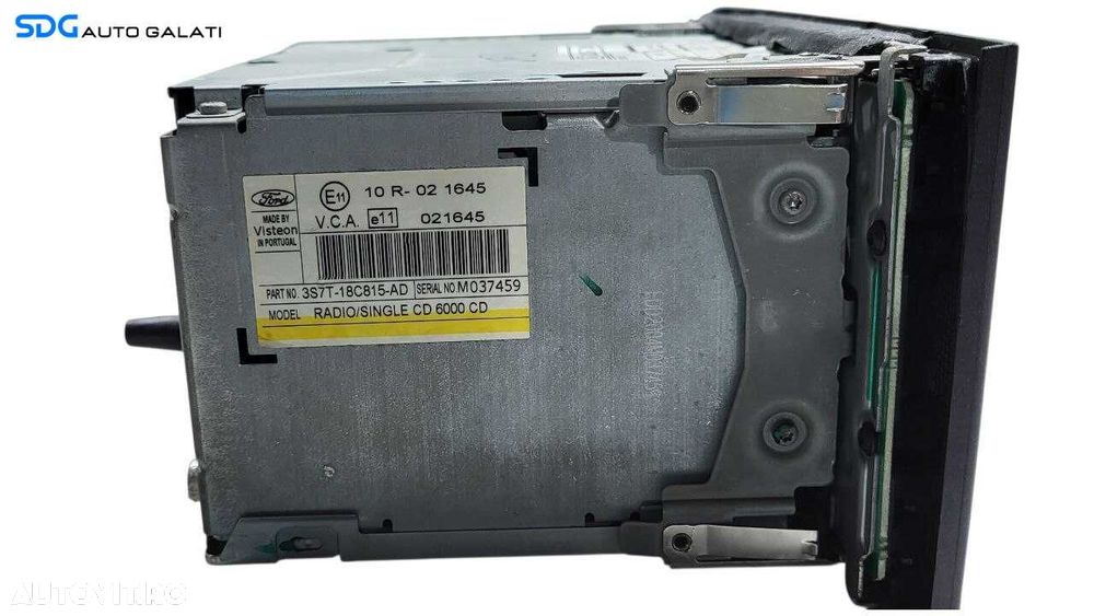 Unitate Radio CD Player Ford Focus 2 2004 - 2010 Cod 10R-021645 3S7T-18C815-AD [L7429] - 5