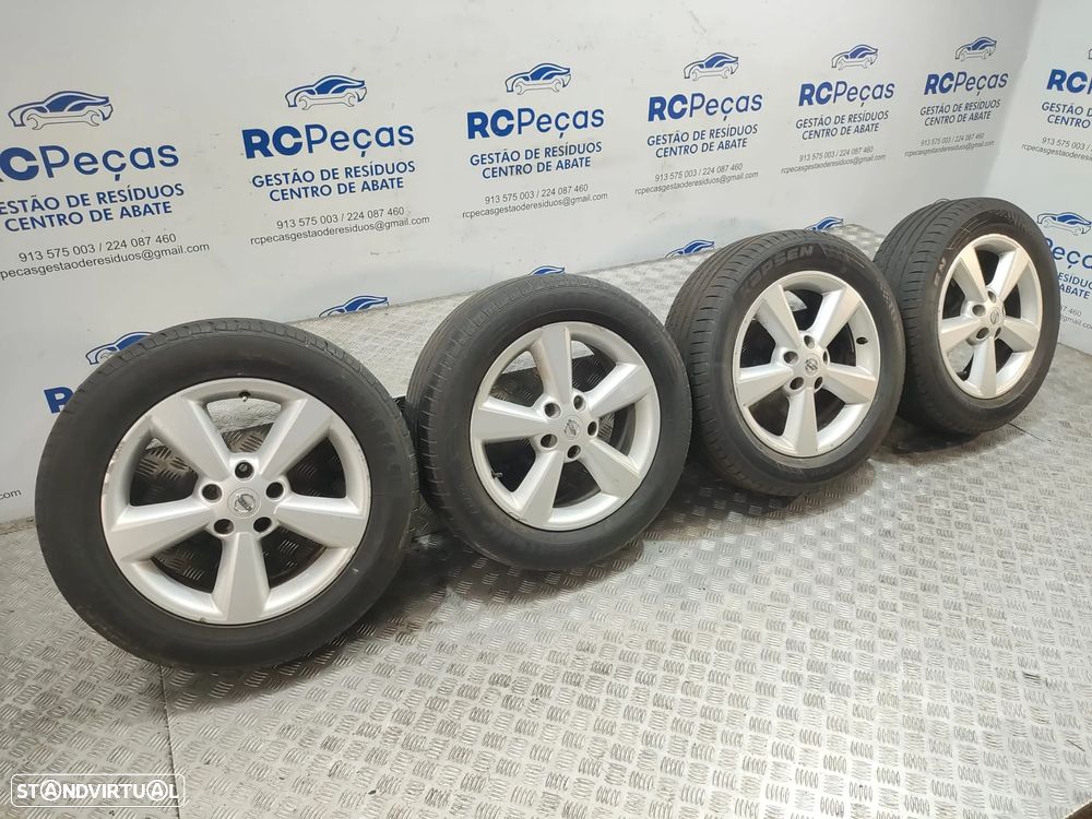 Conjunto de jantes 17 Nissan Qashqai J10 6,5J ET40 5x114,3 Original - 23