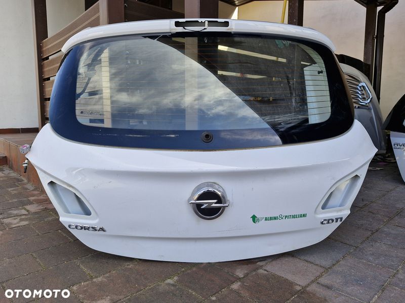 opel corsa e 3d klapa bagażnika tył tylna - 2