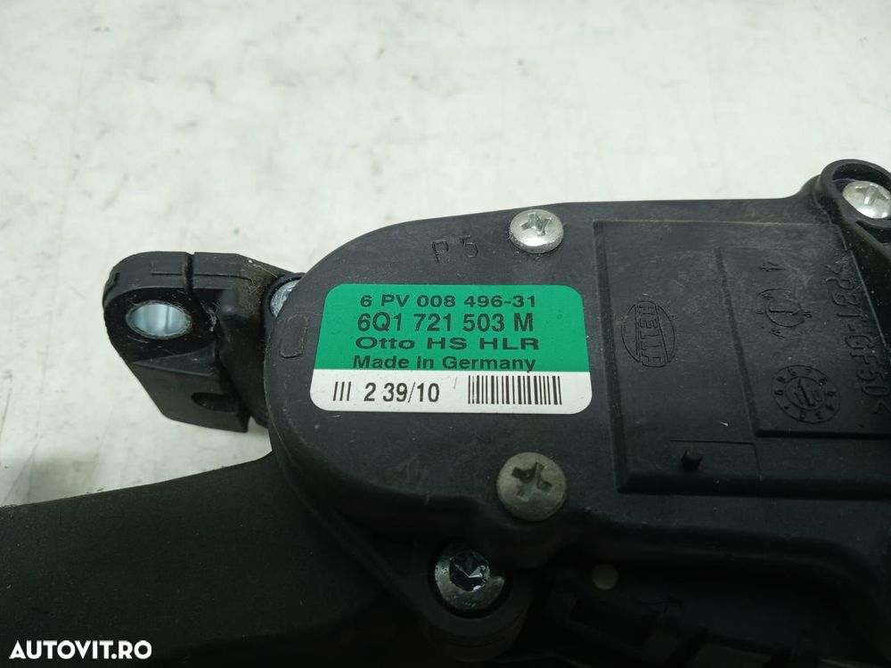 Pedala acceleratie 6q1721503m Skoda Roomster 1 5J [facelift] [2010 - - 3