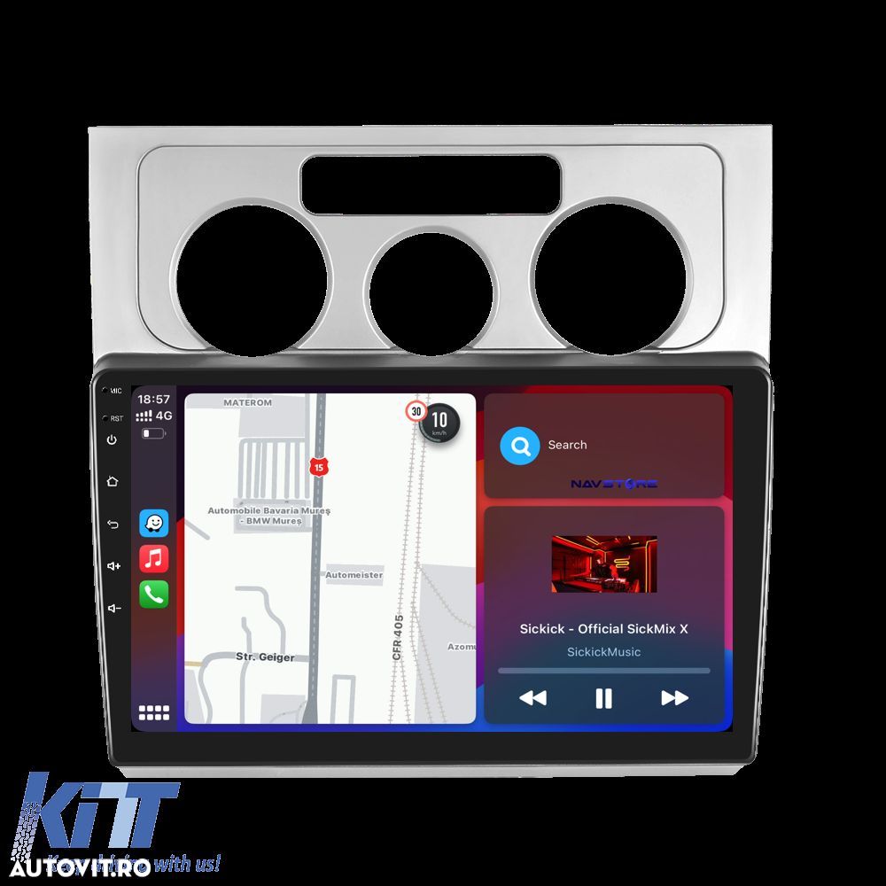 Navigatie Dedicata Volkswagen Touran (2003-2010), 10Inch, 6Gb Ram, 128 - 3