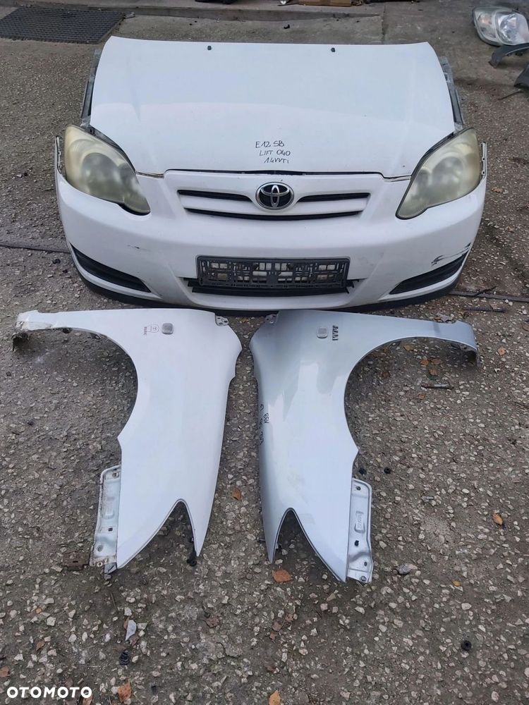 Toyota Corolla E12 Lift kompletny przód zderzak maska błotnik lampa pas EU - 1