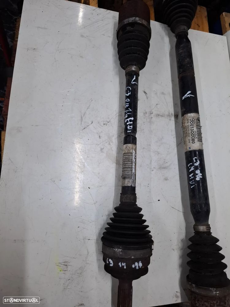 Transmissão Citroen C3 1.4 HDI 2016 ref: 9801388680 esquerda - direita - 3