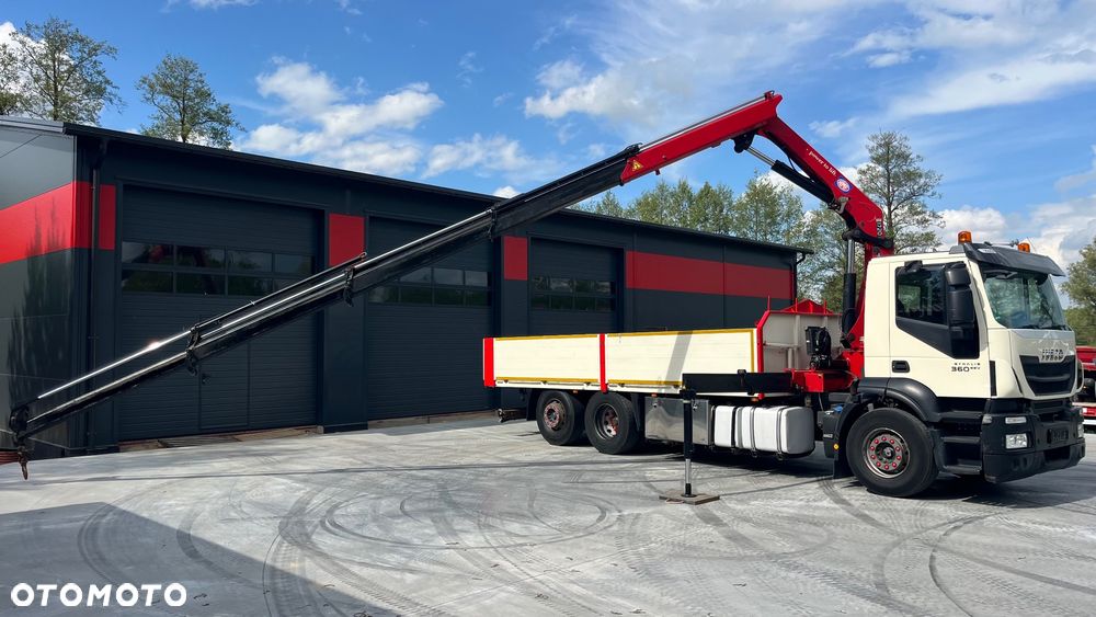 Iveco Stralis EEV 6x2 HMF 1720 K4 Ster Radiowe 2013 Rok Top Stan Os Skrętna Podwieszana Zabudowa Burtowa Platforma (Palfinger Hiab Fassi) - 8