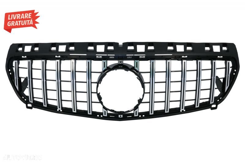 Difuzor Bara Spate cu Ornamente toba si Grila Centrala Panamericana Mercedes A-Cla- livrare gratuita - 8