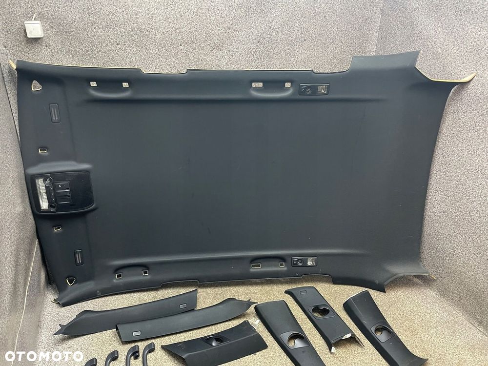 Podsufitka lampki lampka slupki raczki BMW E70 X5 Mpakiet Sport czarna BDB - 2