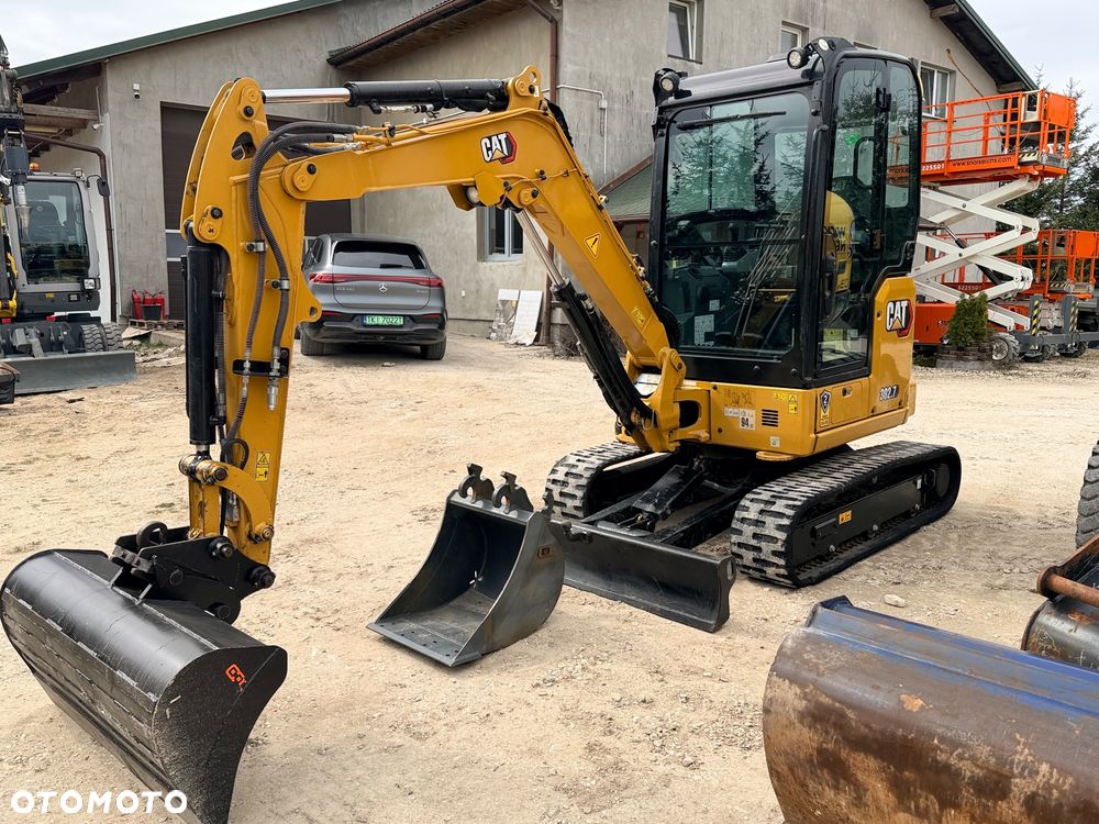 Caterpillar Minikoparka gąsiennicową CAT 302,7 22r 3x łyżki Verachter MS05 dodatk.linie hydr CATEPILLAR 302 303.5 303 bobcat Kubota Yanmar Takeuchi 2,8 tony - 8