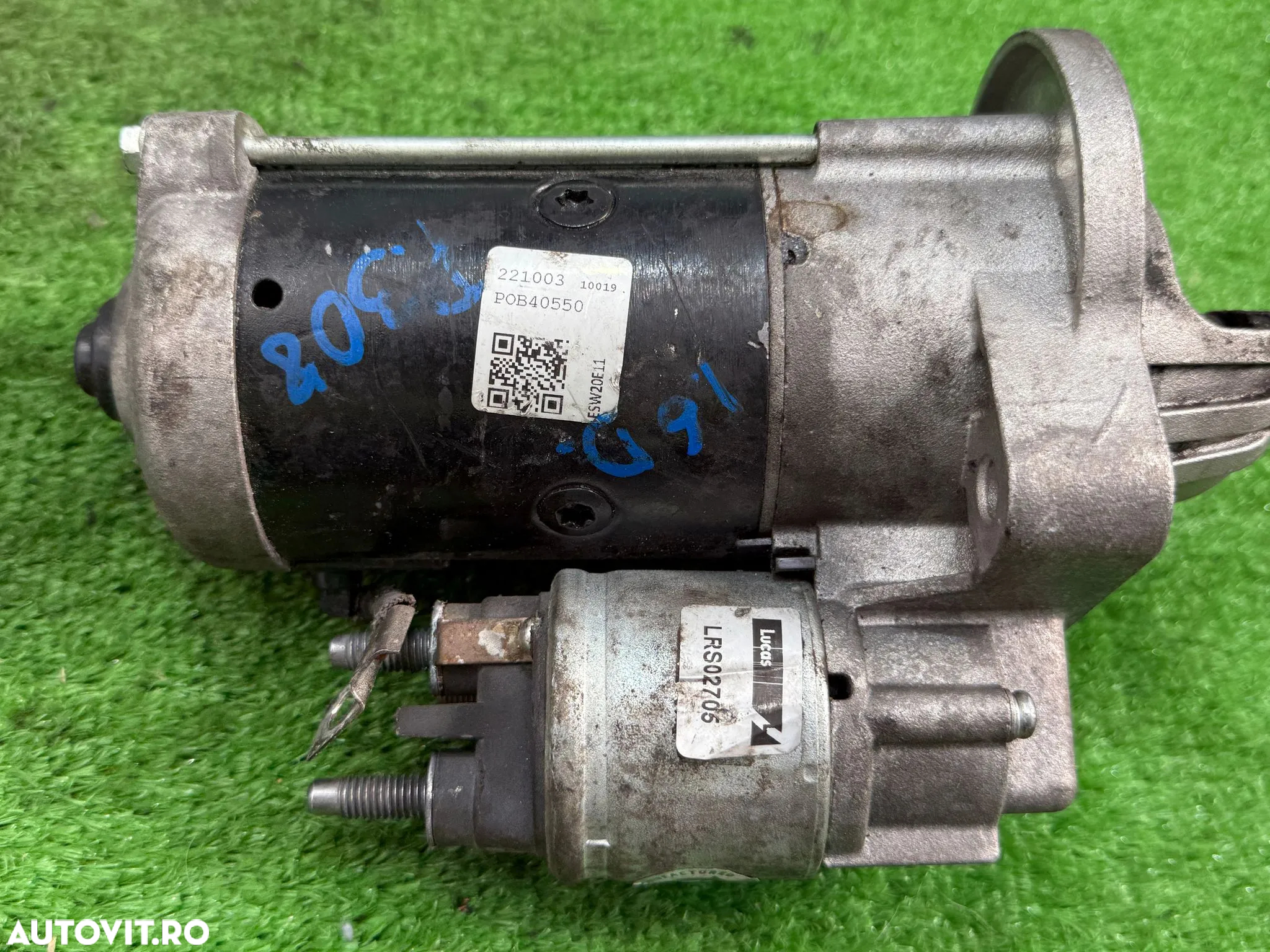 ELECTROMOTOR ( 3 BUC.) PEUGEOT 308 1.6 DIESEL 2014 2013-2021 / PEUGEOT 208 1.6 DIESEL 2012 2012-2019 / PEUGEOT 208 1.4 DIESEL 2013 2012-2018 COD OEM LRS02705 980166758000 966352888001 - 7