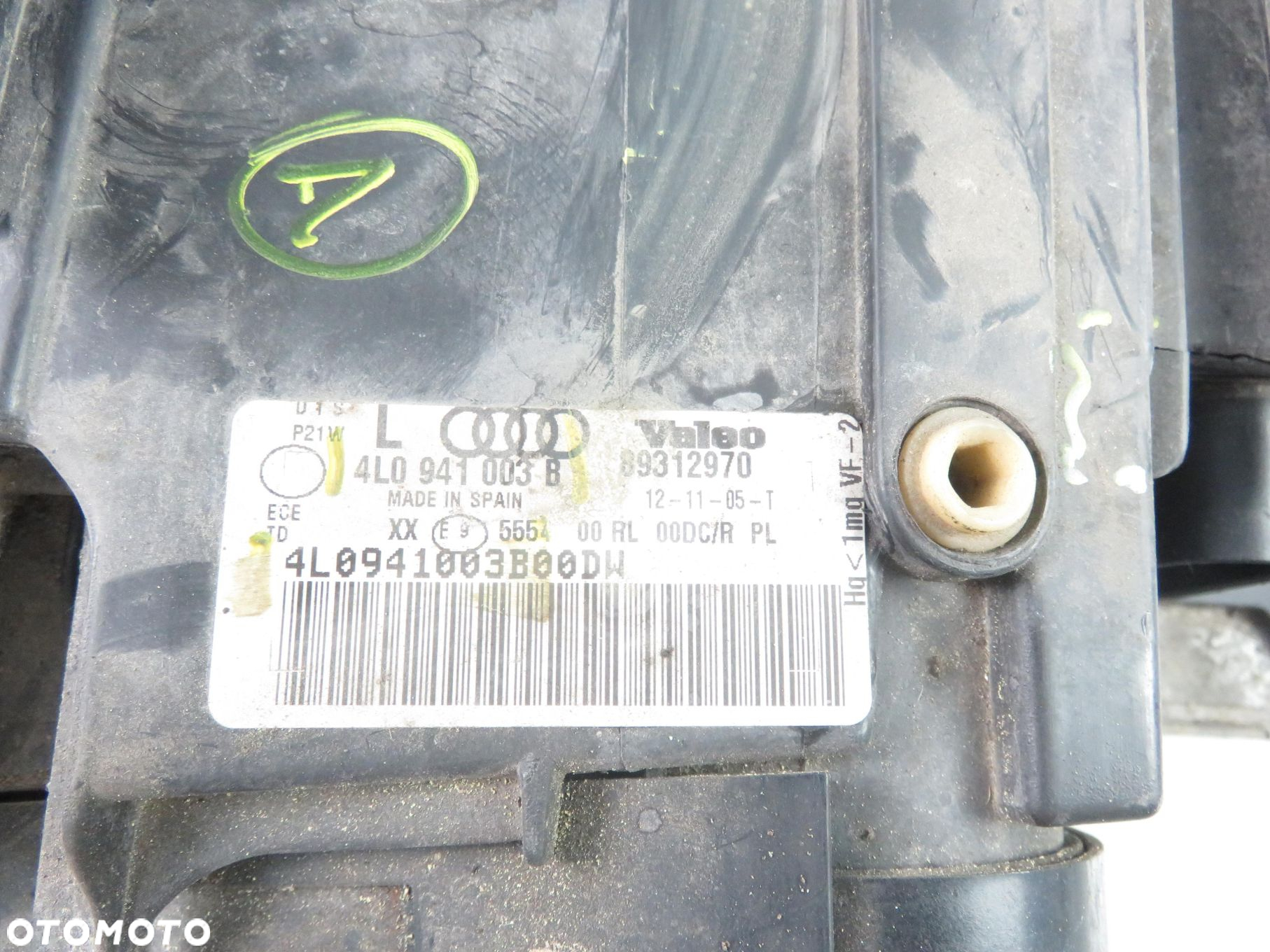 LAMPA LEWA PRZEDNIA AUDI Q7 4L0941003B - 7