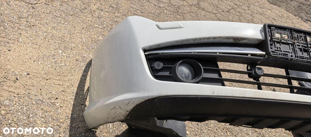 ZDERZAK PRZEDNI  PRZÓD KOMPLETNY BIAŁY RENAULT LAGUNA 3 III SPRYSKI XENON - 5