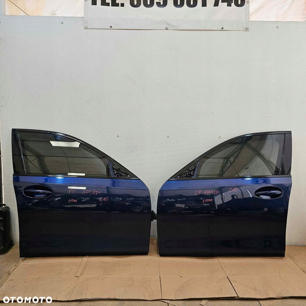 bmw 3 g20 g21 drzwi przednie przód prawe kompletne c10 - 1