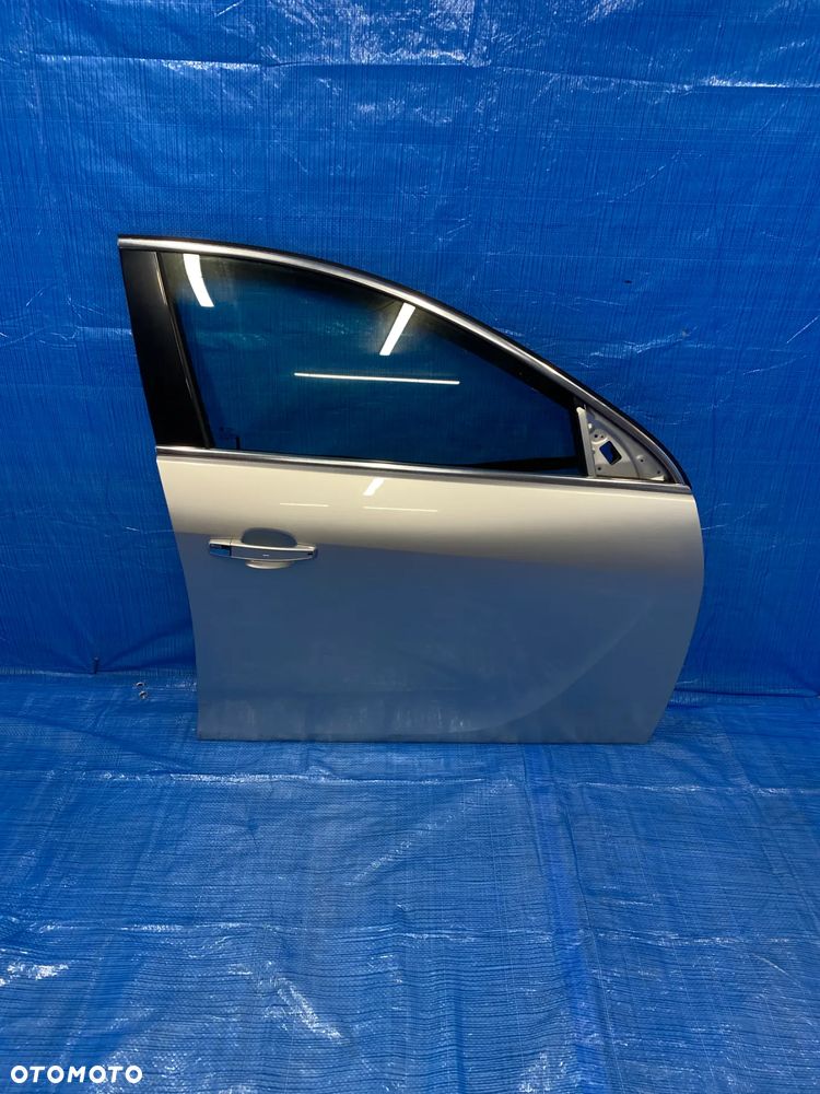 OPEL INSIGNIA A DRZWI PRAWE PRAWY PRZÓD PRZEDNIE SREBRNE Z176 KOMPLETNE - 1