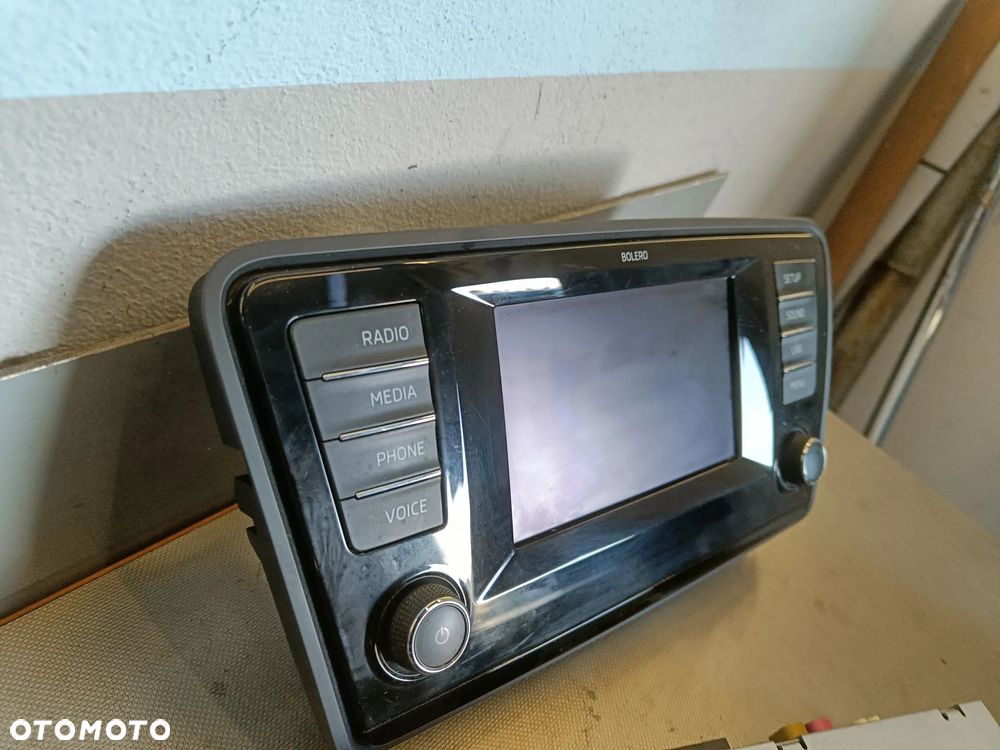 Radio Ekran Skoda Octavia 3 III Czytnik Multimediów Wyświetlacz 5E0035842 5E0919605B - 6