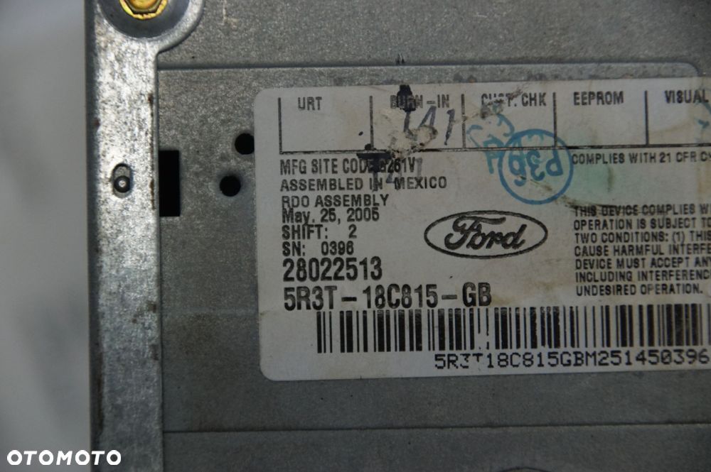 RADIO FORD MUSTANG V  5R3T-18C815-GB - 5