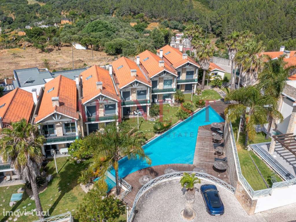 MORADIA T4 MOBILADA EM CONDOMÍNIO - ALCABIDECHE - VILLA BRASIL - Grande imagem: 4/22