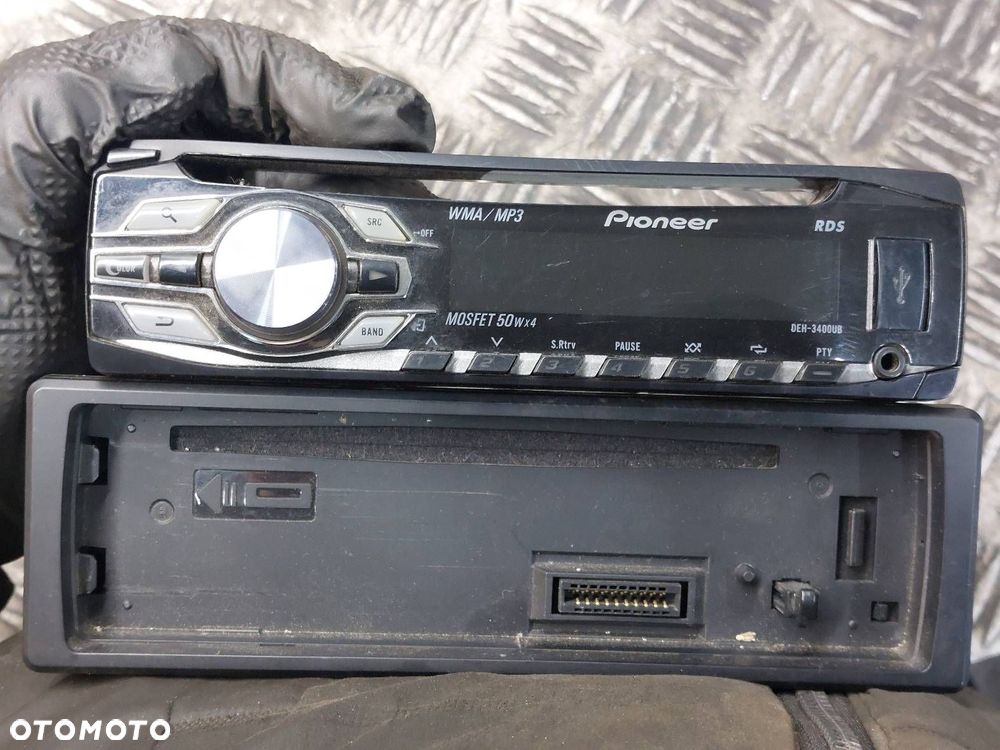 RADIO ODTWARZACZ SAMOCHODOWY 1 DIN PIONEER DEH-3400UB USB AUX - 5