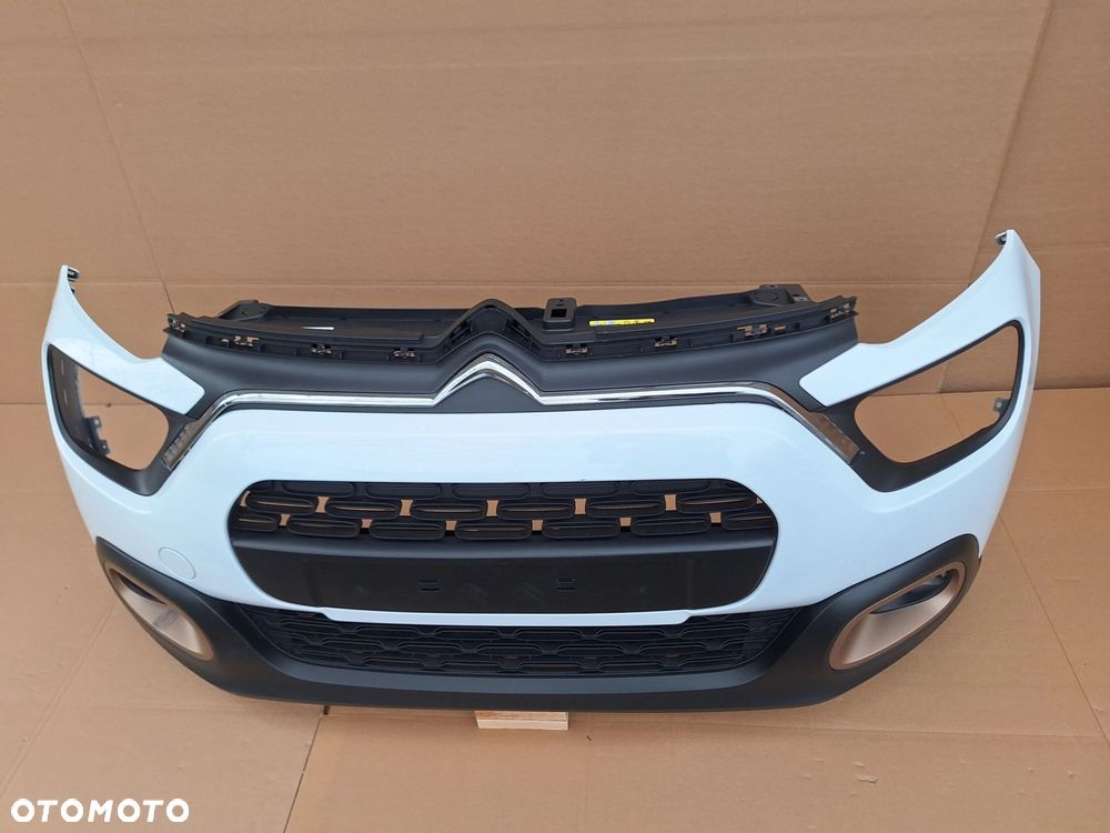 CITROEN C3 III LIFT 20-24 KOLOR: EWP BLANC BANQUISE ZDERZAK PRZÓD PRZEDNI ORYG 9835941177 WYSYŁKA 24H - 1
