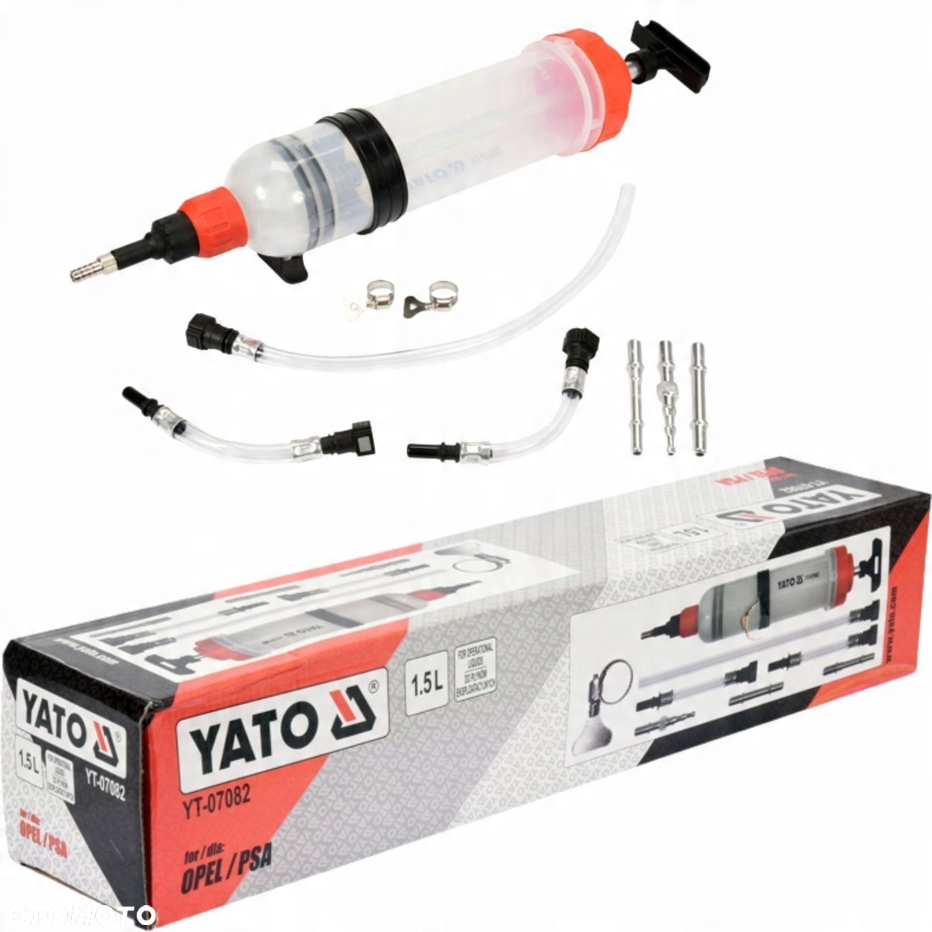 YATO ODSYSARKA OLEJU STRZYKAWKA RĘCZNA DO PŁYNÓW 1500ml SMAROWNICA 1,5L - 1