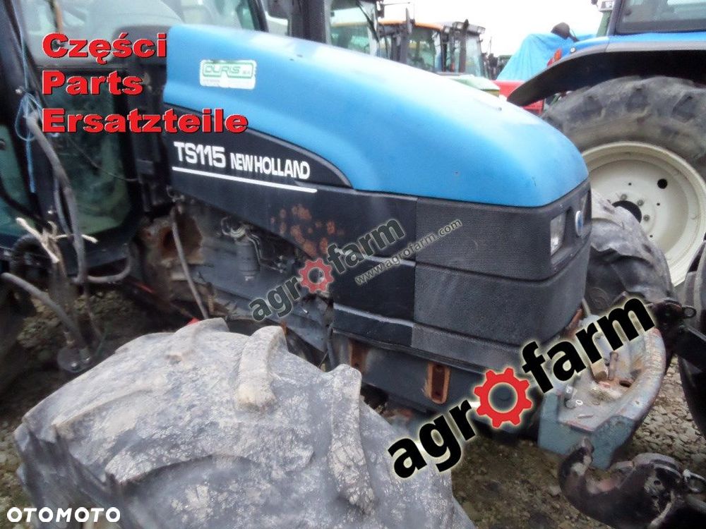 New Holland TS 115 części, skrzynia biegów, silnik - 3