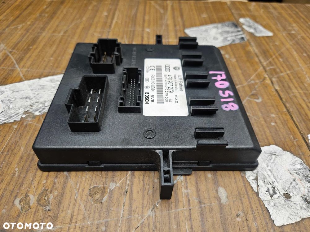 Moduł Świateł 4F0907279 4F0910279 Sterownik Komputer Światła Audi A6 C6 Q7 - 5