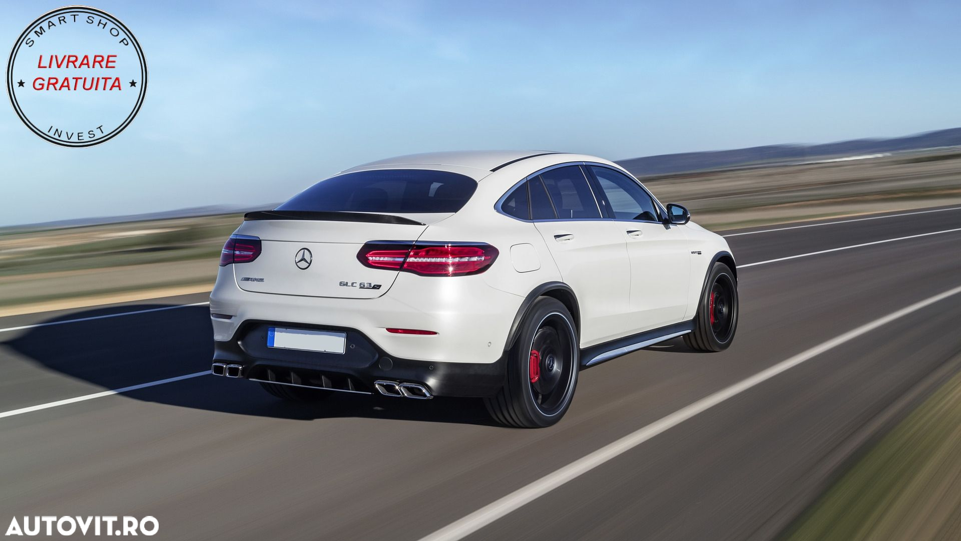 Difuzor Bara Spate Mercedes GLC Coupe C253 Sport Line (2015-2019) GLC63 Design Eva- livrare gratuita - 22